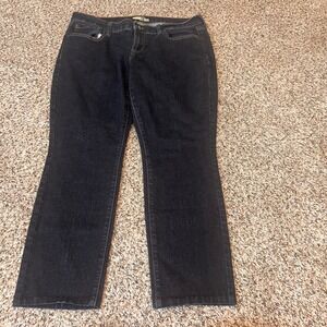Old Navy The Diva Jeans Dark Wash Bootcut Women Size 12 Short